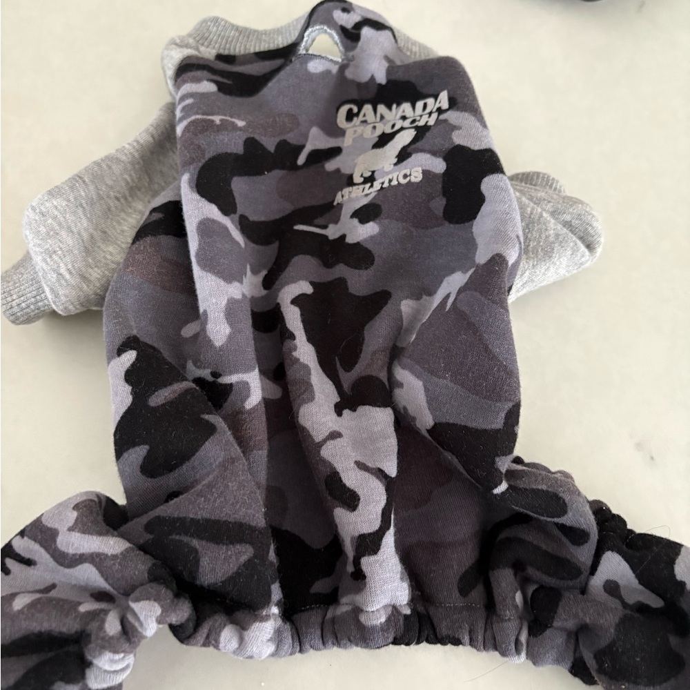 Canada Pooch Camouflage Dog Sweater